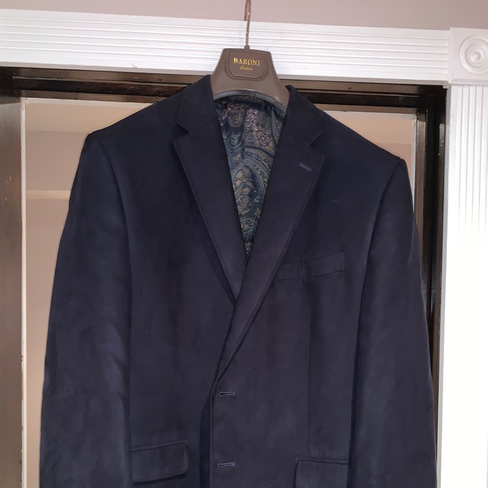 Brand new without tags - suede men’s blazer